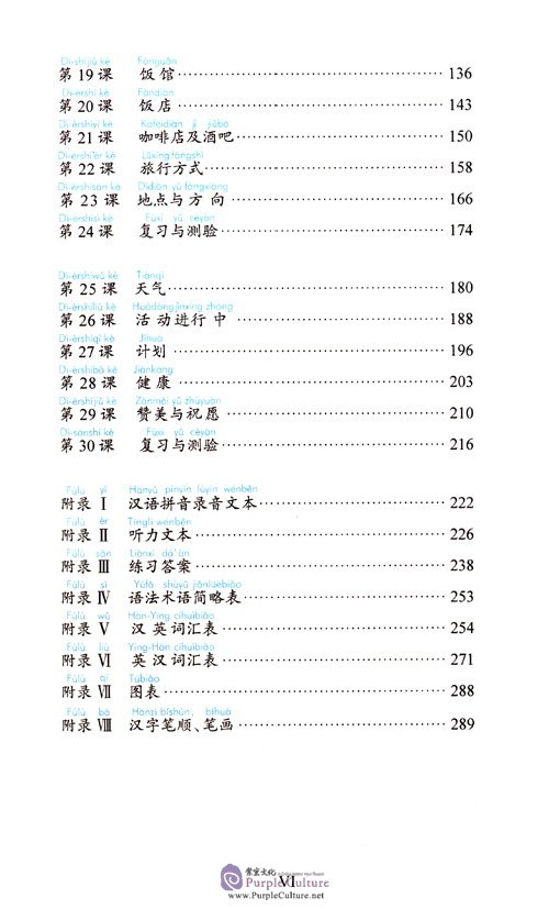 Table of contents: Fast Track Chinese (ISBN:9787513816496)